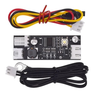 Single 12V 0.8A DC <strong>PWM</strong> 2-3 Wire Fan <strong>Temperature</strong> Control Speed <strong>Controller</strong> Chassis Computer Noise Reduction Module NTC B 50K 3950