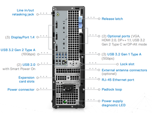 Precision 3460 Small Form Factor i5 14500 24 MBキャッシュ、14コア、20スレッド16 GB DDR5 512 GB SSDワークステーションPc - Product Image 6