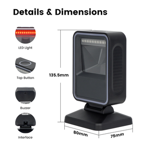 Hand Free Barcode <strong>Scanner</strong> 2d <strong>Bar</strong> <strong>Code</strong> <strong>Scanner</strong> <strong>Scanner</strong> Reader Platform Presentation Scan Machine
