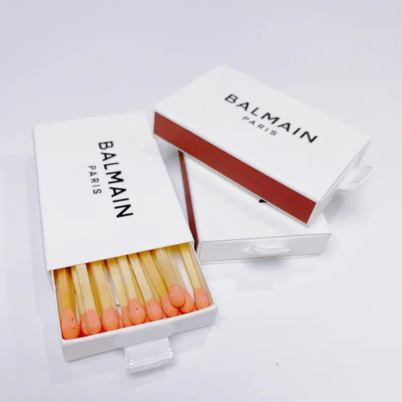 match box customize advertising hotel 4inch wooden tip packing long safety fireplace matches large household box candle