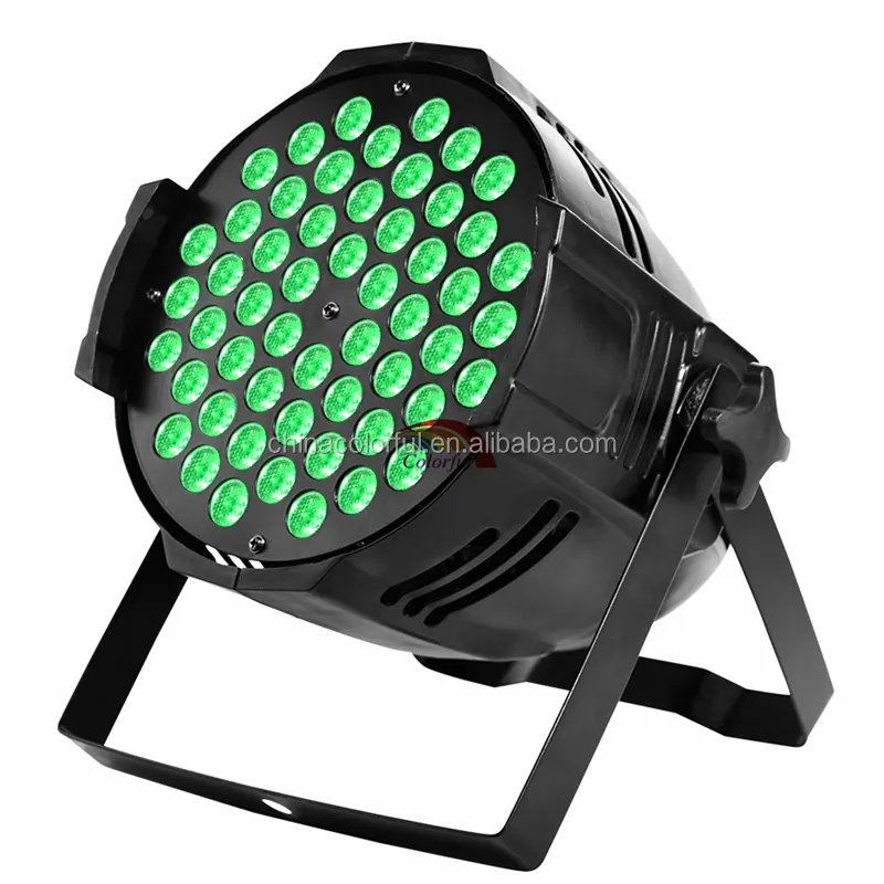 Illuminazione scenica 3 in1 RGB Tri LED 54*3W Par Lights illuminazione da pavimento da palcoscenico