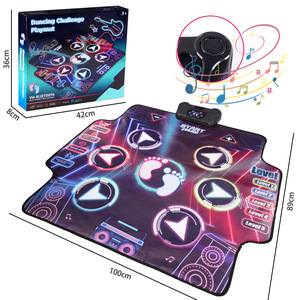 Mikser ritim adım oyun dans Mat oyun oyuncak hediye dans pedi LED ışıkları ile ayarlanabilir hacim yerleşik müzik - Product Image 6