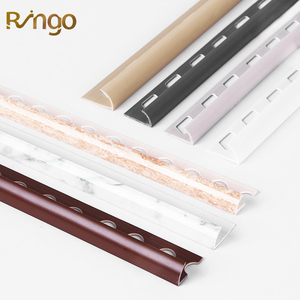 佛山リンゴセラミックトリムコーナーホットセール<span class=keywords><strong>PVC</strong></span>大理石タイルトリムプラスチックプロファイル