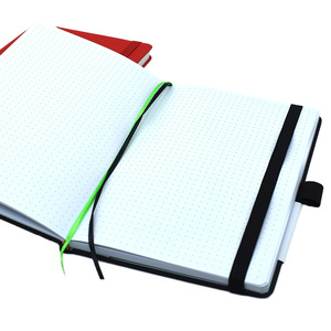 Top Rating di spessore semplice Business Notebook in pelle personalizzata diario Planner con corde elastiche e pagine di punti per regalo per bambini