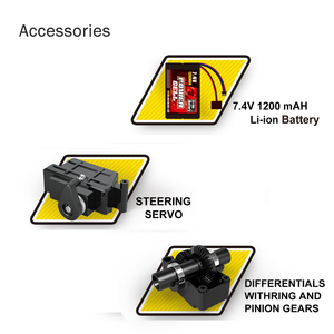 รถแข่งของเล่นเด็ก4WD มีรีโมทคอนโทรลพร้อมยางถอดได้ QS ดีไซน์ใหม่
