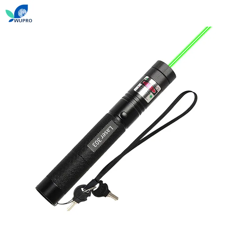 Wupro-laser 303 pointeurs led lampes de poche présentateur pointeur de stylo laser