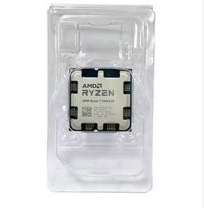 CPU AMD R7 7800X3D 8-Cores 16-Threads 104MB Game <strong>Cache</strong> Acceleration 104GHz Boxed Tray for Desktop Usage Used Game <strong>Processor</strong> - Product Image 3