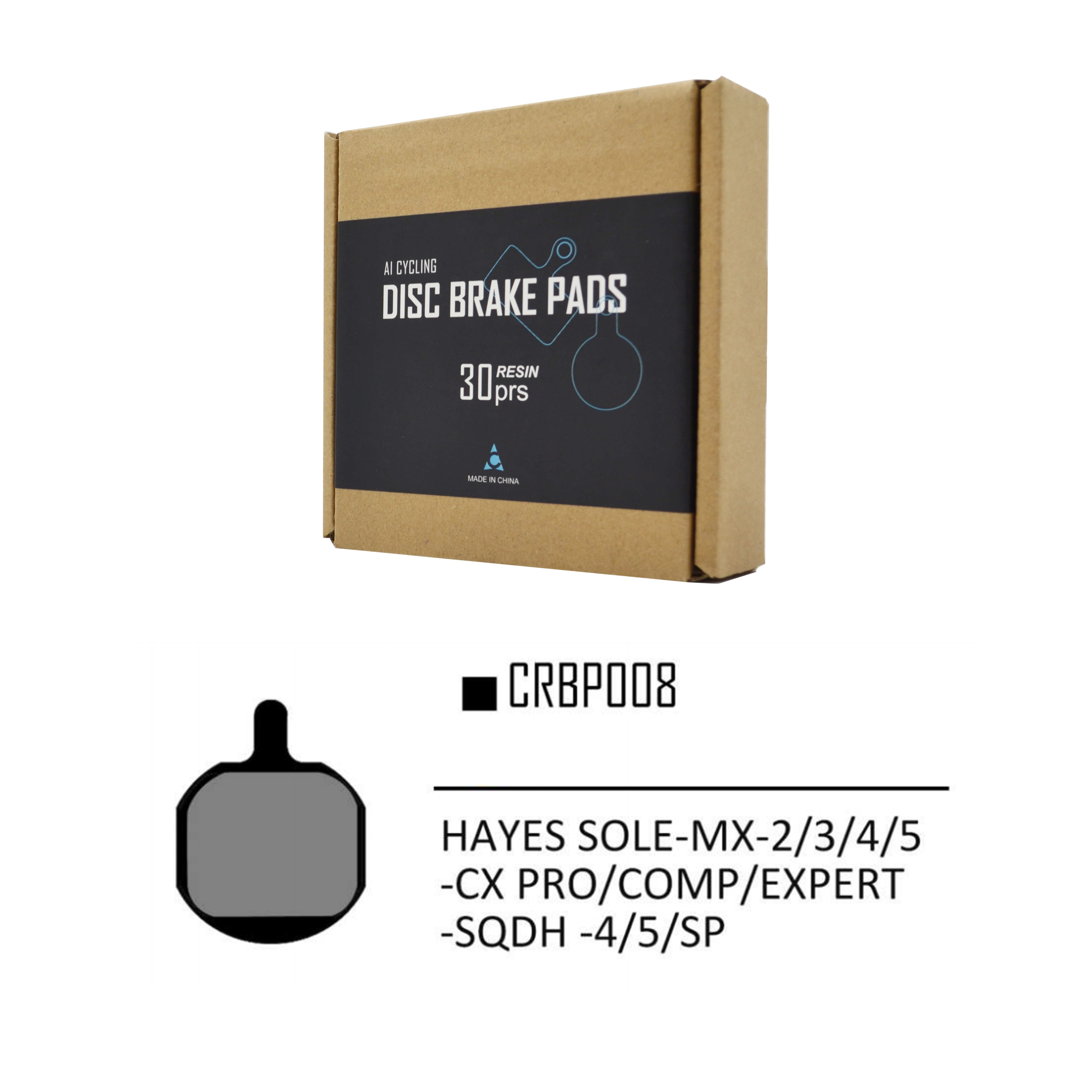 CRBP008 (POUR HAYES SOLE MX2 MX3 MX4 MX5 GCX GX2)