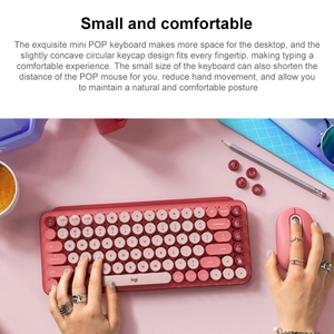 Para Logitech PO P Bubble, nueva interfaz USB, Teclado mecánico inalámbrico para oficina y juegos con botones redondos - Product Image 5