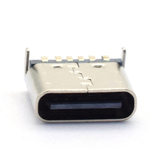 ซ็อกเก็ตตัวเมีย SMT USB 2.0 6ขาชนิด C สำหรับชาร์จ3.0A 5.0V ตัวอย่างฟรี - Product Image 1