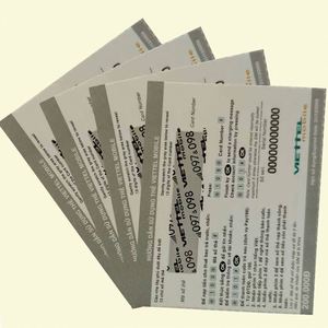宝くじスクラッチカード印刷カスタムプロモーションメンバーシップロイヤリティPvcプラスチックスクラッチオフカード (QRコード付き) - Product Image 1