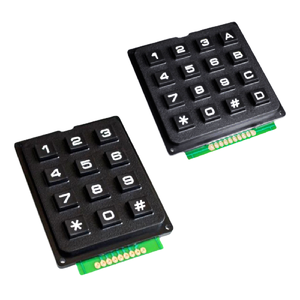 3*4 4*4 Matrix schalter Tastatur Tastatur Array Modul Verwenden Sie Schlüssel PIC AVR Stempel Sml 4x4 3x4 Kunststoff tasten Schalter für Arduino Controller