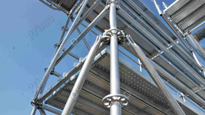 2025 Encofrado de construcción eléctrico de alto rendimiento Venta caliente Truss de escalera y plataforma de elevación Andamio de hebilla de disco - Product Image 5