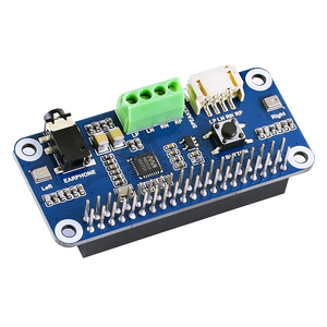 <strong>Raspberry</strong> <strong>Pi</strong> Hi-Fi Sound Card HAT WM8960 Direct Drive Stereo Encoding Decoding for 4B 3B+ 3B Zero Plays Records Drives Speakers