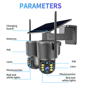 StarEye Solar 4g <strong>Camera</strong> 360 Degree Remote Control Dual Lens Solar 4g Sim Card <strong>Camera</strong> 4k Color Cellular Security Cameras 4g Lte - Product Image 6