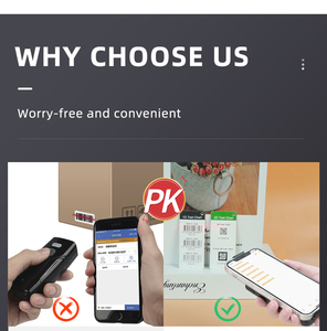 IOS <strong>Android</strong> 2.4G Wireless Mode QR <strong>Code</strong> <strong>Scanner</strong> Handheld Mobile Phone Clamp <strong>Bar</strong> <strong>Code</strong> Reader Stock Product - Product Image 5
