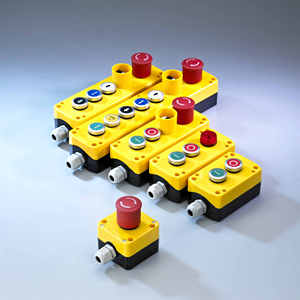 Benutzer definierte 3-Loch-Drucktasten-Steuerstationsbox mit wasserdichtem Kunststoff gehäuse Ip65 - Product Image 4