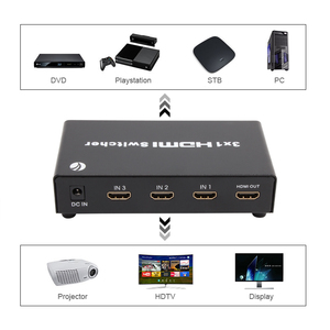 VCOM-conmutador HDMI 4K de alta velocidad, 3x1, 3 en 1, con salida HD, compatible con 3D FHD 1080P, Selector de Monitor - Product Image 5