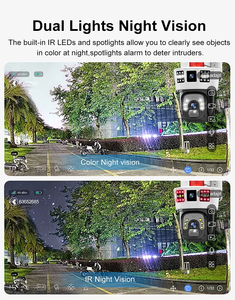 Cámara PTZ para exteriores V380 Pro controlada por aplicación con detección de movimiento de visión nocturna y sensores CMOS de luz LED Red 4G - Product Image 5