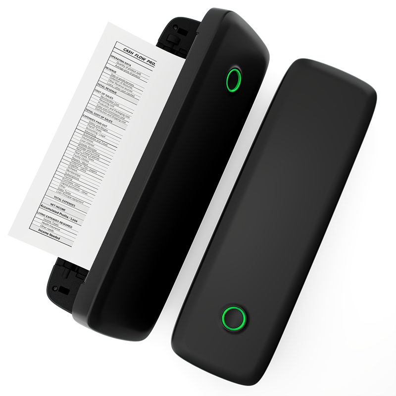 A4 mini impresora negro