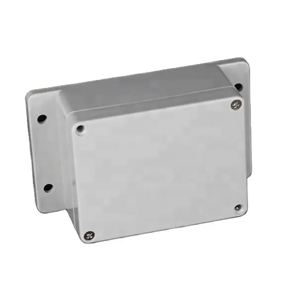 Waterproof Electrical Junction Box Grey Color Clear Lid Plastic IP67 Electrical Custom Plastic Enclosure for Power Supply ABS+PC