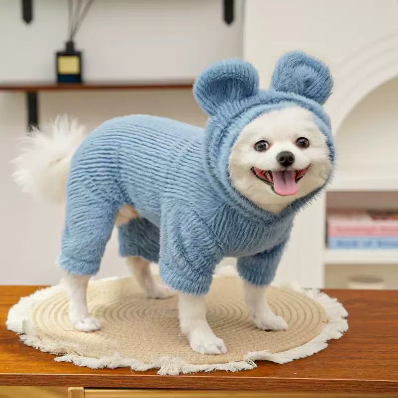 Blue Four legged clothes