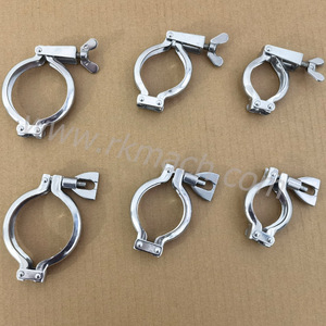 1/2 "~ 2.5" vệ sinh thép không gỉ hai-pin bản lề cánh Nut cho 3 một ferrule kẹp - Product Image 1