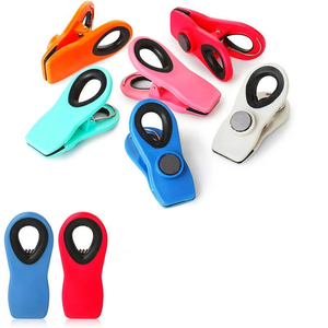 Khuyến mại kinh doanh Quà Tặng thủ công mỹ nghệ lưu niệm biểu tượng tùy chỉnh nhựa tủ lạnh nam châm giấy Snack tủ lạnh kẹp & <span class=keywords><strong>Clip</strong></span> - Product Image 3