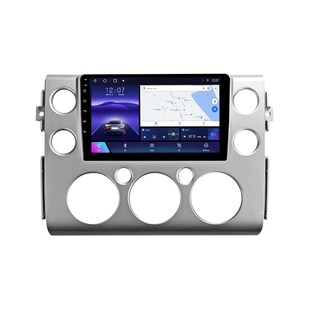 Mekede Android12 Car Video auto estereo de pantalla autoradio avec caméra 360 pour Toyota FJ Cruiser J15 2006 2020 GPS BT