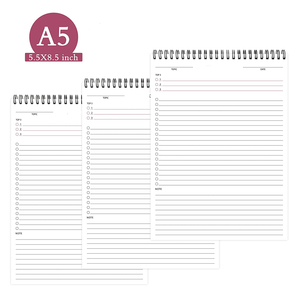 Custom Logo Printed Daily Weekly <strong>Memo</strong> Pad Planner to Do List <strong>Notepads</strong> With Spiral - Product Image 4