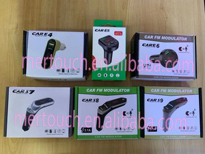 อุปกรณ์ MP3ไฟ LED สำหรับชาร์จในรถยนต์, อุปกรณ์รับส่งสัญญาณวิทยุ FM แบบไร้สายที่ชาร์จในรถรองรับการรับสาย - Product Image 4
