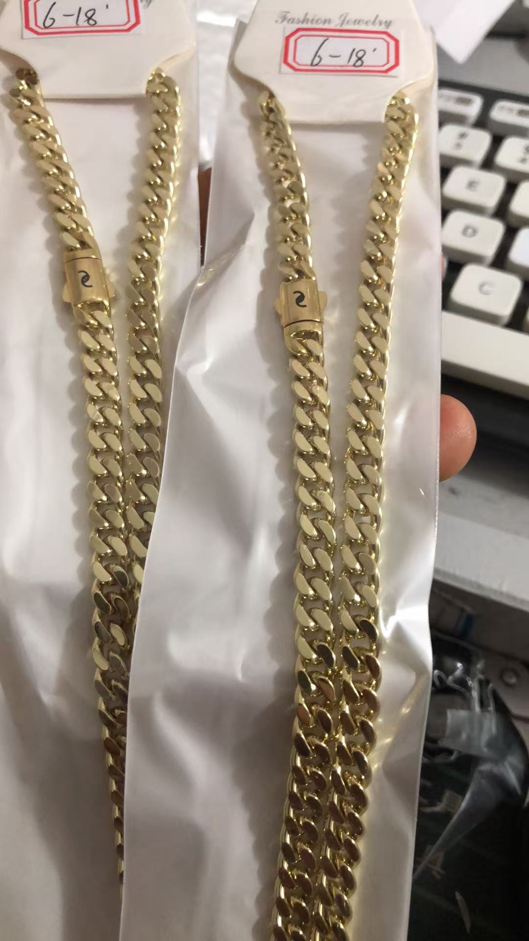 link chain gold 6mm