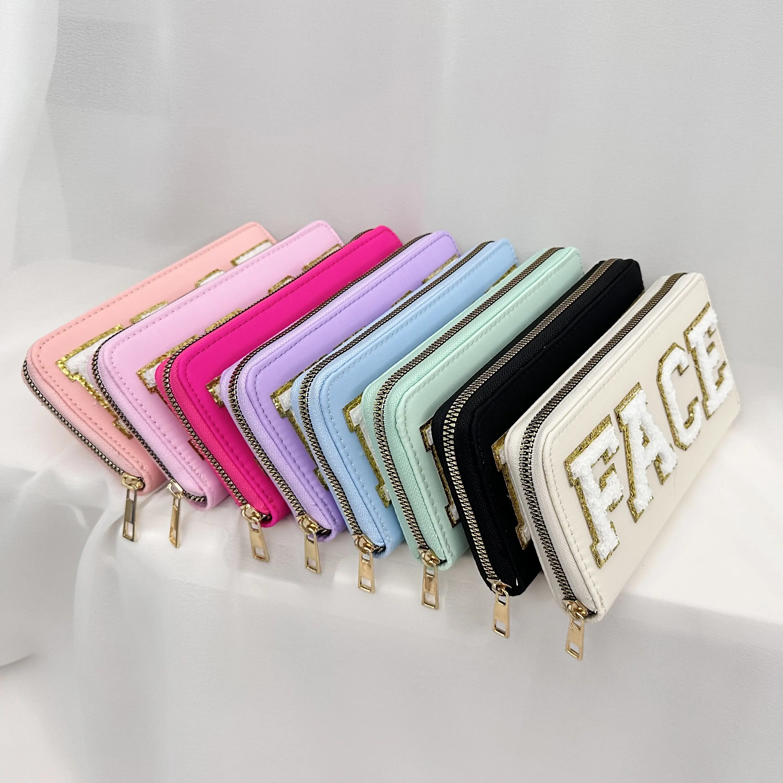 Cá Sấu In Dài Điện Thoại Chủ Ví Giá Rẻ Da Phụ Nữ Ladies Purse Trifold Ví