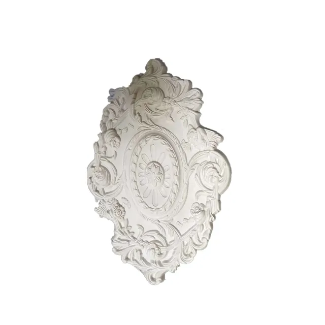 Moules de décoration de plafond en fibre de verre, moules en Silicone, fabrication de panneau de lampe en plâtre pour Renfa