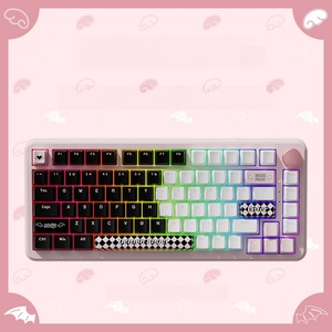 <strong>Custom</strong> 75% RGB Wireless Mechanical Gaming <strong>Keyboard</strong> Interface Tablet Style Knob USB BT New Condition Boxed PC <strong>Keyboard</strong>