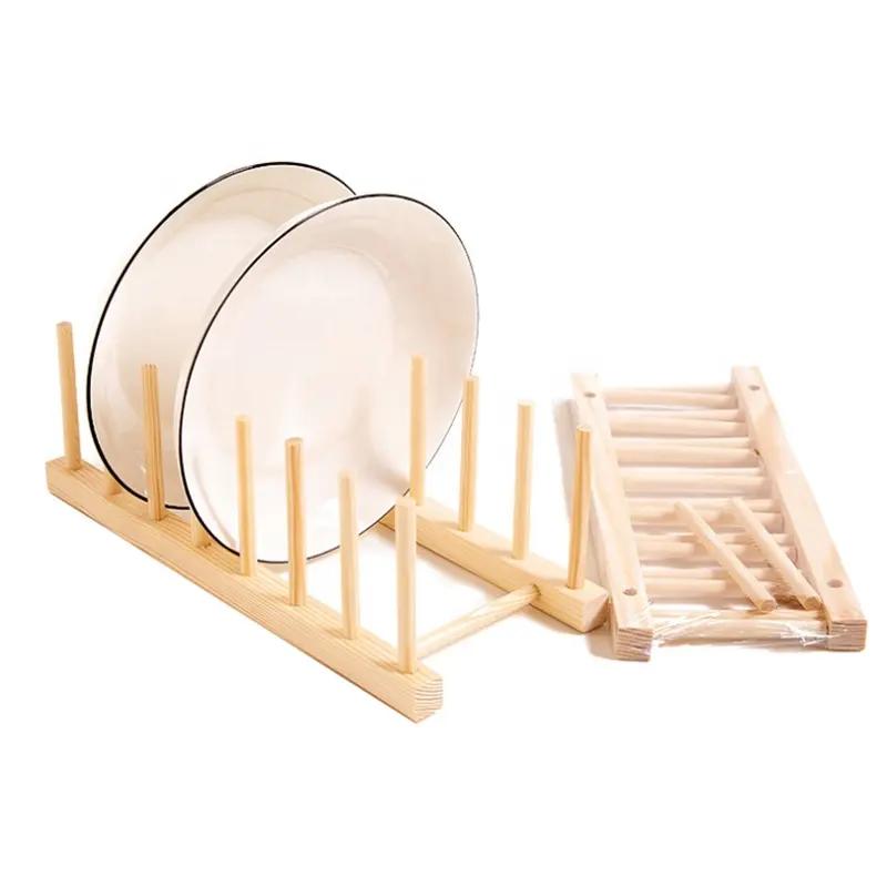 Prato de cozinha tábua de cortar copo de café rack de drenagem de madeira de bambu multifuncional japonês simples rack de armazenamento de bambu