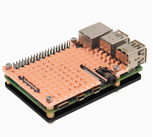 Ahududu Pi 4 için Ultra ince All-in-One bakır radyatör 30x30mm Fan H402 kurulum elektronik modülleri ve kitleri destekler - Product Image 1