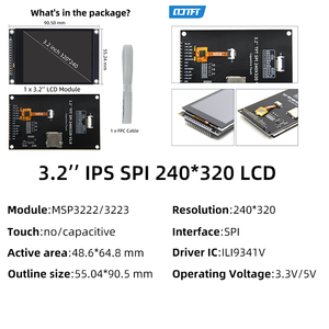 2,8 3,2 3,5 4 Zoll IPS SPI 320*240 480*320 LCD-Anzeige modul Kapazitiver Touchscreen - Product Image 3