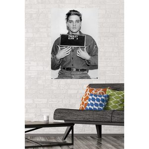 Xu hướng quốc tế có khung cho Elvis Presley Army tranh thủ áp phích tường 34L x 22.4W xu hướng trang trí nhà mục - Product Image 4