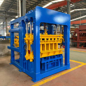 Máquina de fabricación de bloques de construcción automática de usada en Zimbabue para entrelazar ladrillos de hormigón y cemento - Product Image 5