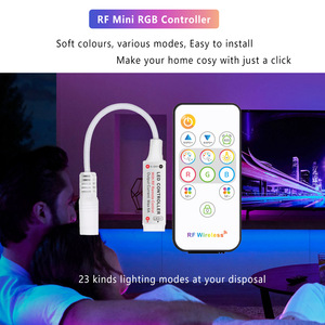NEWEST 5V 12V 24V Wireless 6A 3CH <strong>Push</strong> <strong>Button</strong> for RGB Color Light Strip RF <strong>LED</strong> Dimmer Controller with 13 Keys