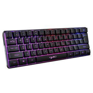 61 <strong>Keys</strong> HXSJ V700 <strong>Computer</strong> Gaming Membrane <strong>Keyboard</strong> RGB <strong>Lighting</strong> USB Wired <strong>Keyboards</strong> Factory - Product Image 4