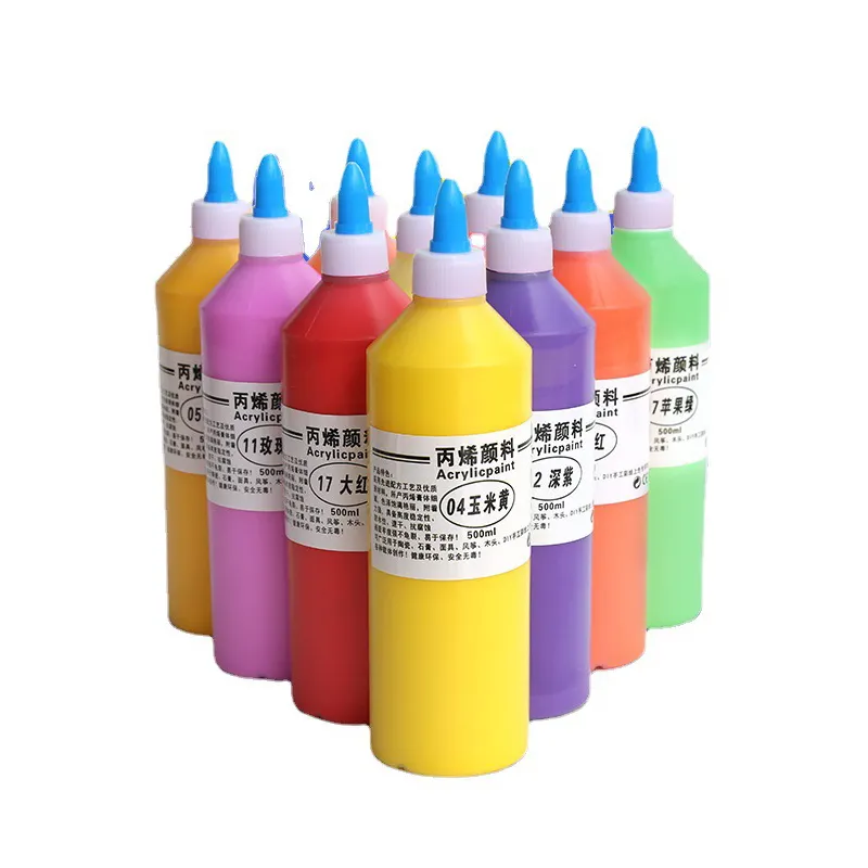 Individuelles Logo Premium-Multicolor-Acryl-Farbset ungiftig günstige Acrylfarben-Kits für Kunstschöpfer