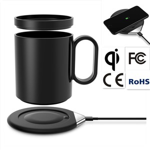 Sd071 Quà Tặng tự sưởi ấm cốc cà phê kiểm soát nhiệt độ cốc ấm hơn với bộ sạc không dây cho <span class=keywords><strong>Iphone</strong></span> 12 13 - Product Image 3