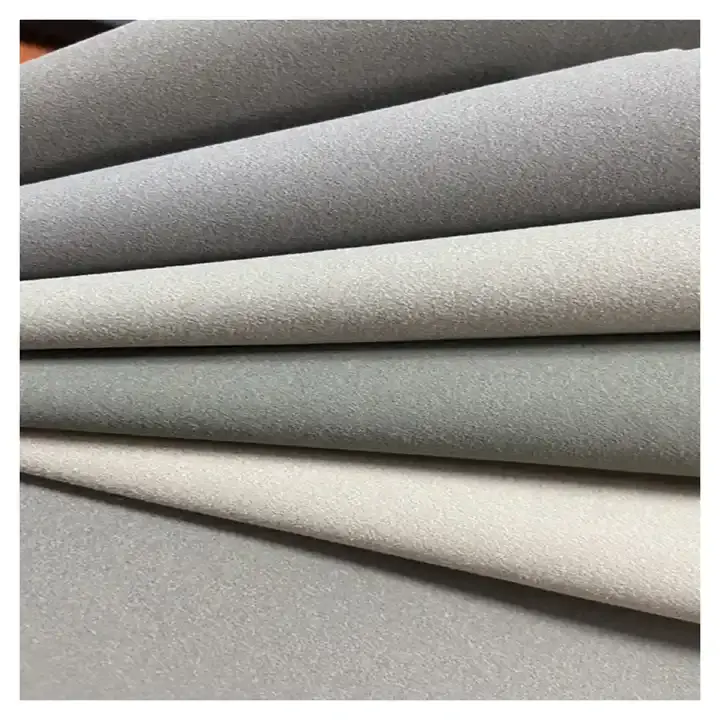 Tela de forro decorativo de embalaje multicolor más vendida tela de felpa corta de resina de algodón para decoración de sofá