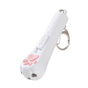 Multifunktion ales USB-Aufladen Katzen spielzeug Umschaltbares Muster Laserpointer und Stick Lustiges interaktives Plastik-Haustiers pielzeug für Hunde - Product Image 4