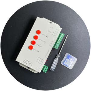Programmazione indirizzabile LED RGB controller T1000S SD Card pixel Controller per WS2801 WS2811 WS2812B LPD6803 LED 2048 DC5 24V