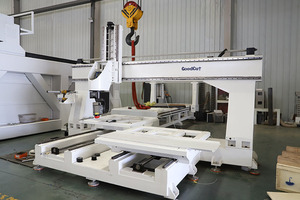 2025 Precio de fábrica 4 Axis 5 Axis Double Workpiece CNC Router Machine para carpintería Máquina de alta precisión de China - Product Image 4