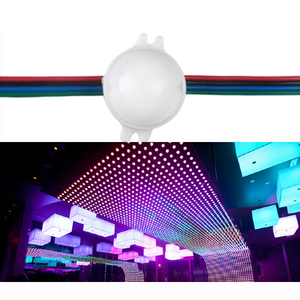 DMX DC12V 0.72W 30mm Full Color LED Pixel Lighting String