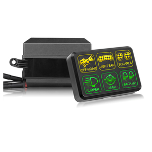 Multi funzioni con Kit di cablaggio Led verde 12 Volt luce pulsante interruttore del pannello - Product Image 2